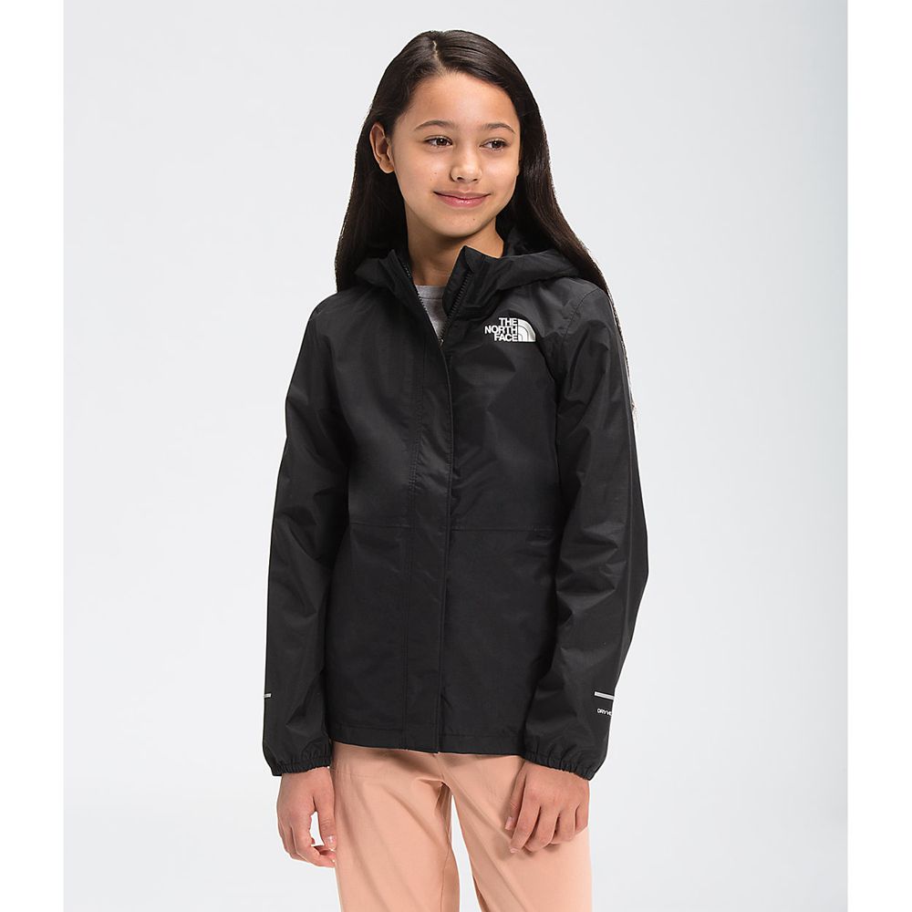 The North Face Waterproof Jackets Girls Australia - The North Face Resolve Reflective Black (ALO-360